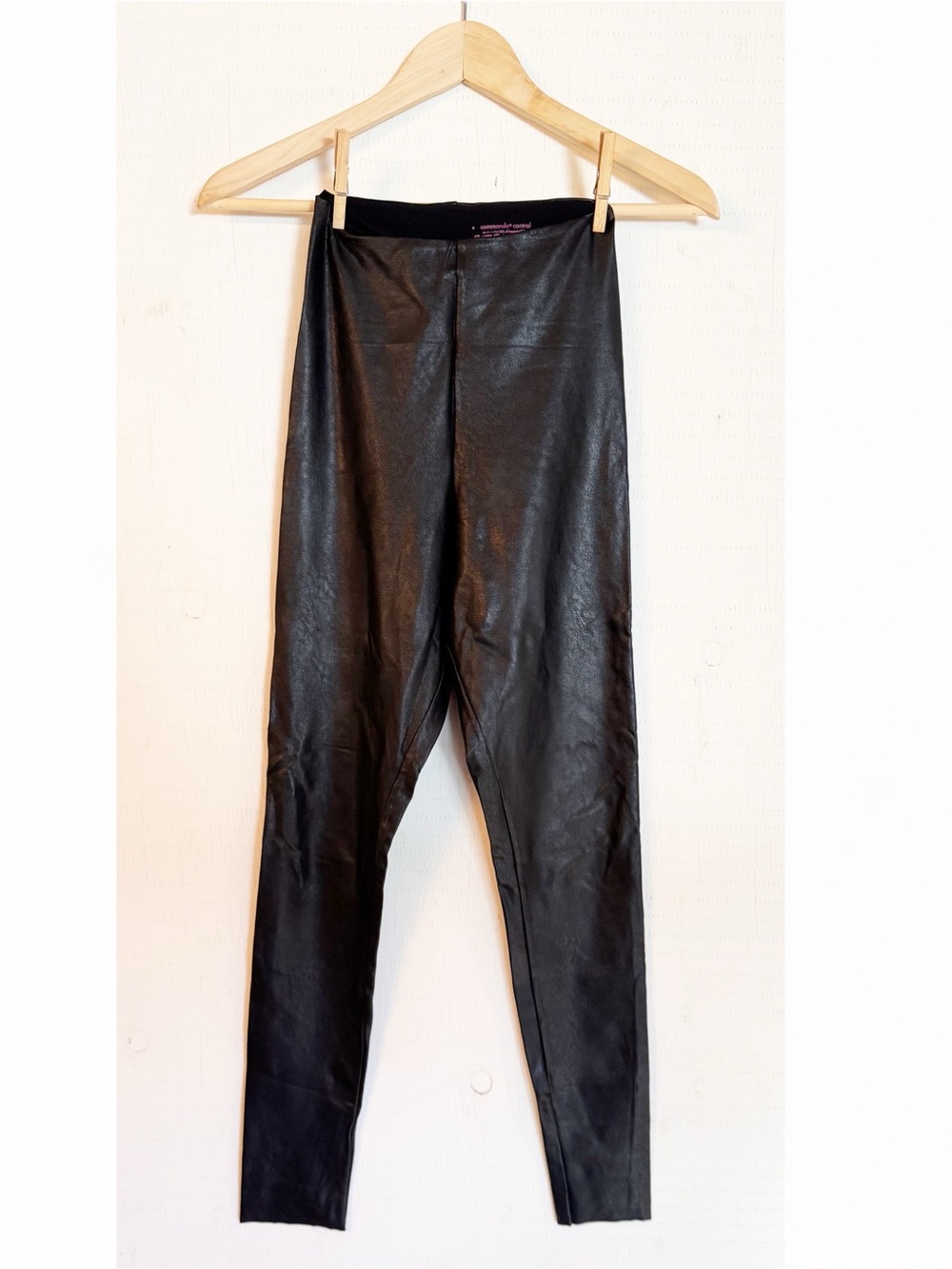 Commando Control Faux Leather Leggings Small - Picture 5 of 7